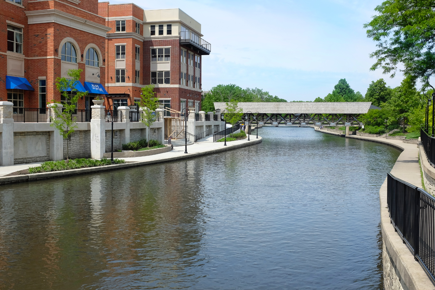 River walk in Naperville, IL