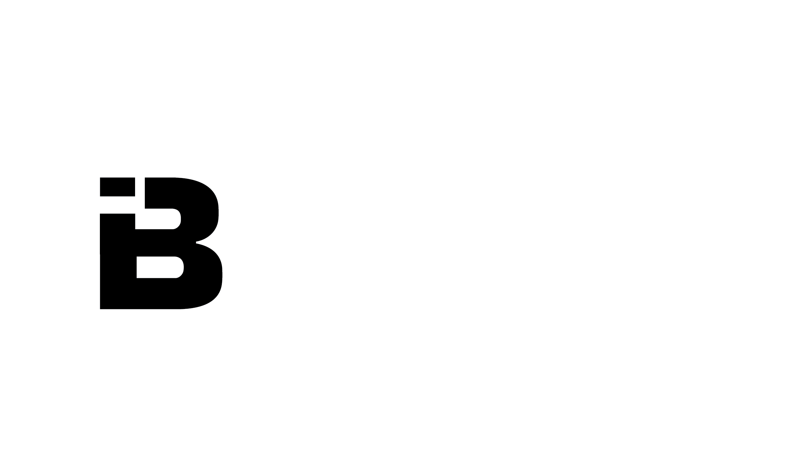 Brothers Innovative logo featuring bold white text and a stylized 'B' on a black background, representing the construction company's brand identity and values.